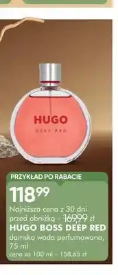 SuperPharm Damska woda perfumowana Hugo Boss Deep Red oferta