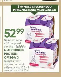 SuperPharm Preparat odżywczy Nutridrink Protein Omega 3 4-pak oferta