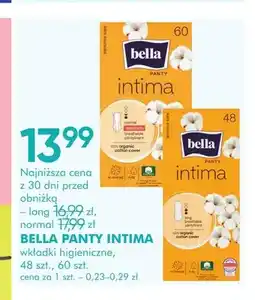 SuperPharm Wkładki higieniczne Panty Intima normal Bella oferta