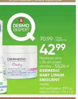 SuperPharm Masło natłuszczające Baby Linum Emolient Dermedic oferta