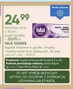 SuperPharm Pastylki do ssania Isla Cassis oferta