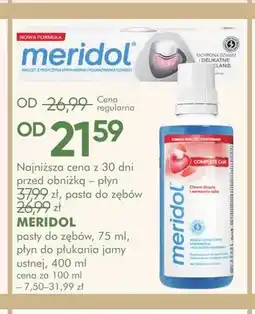 SuperPharm Pasta do zębów Meridol oferta