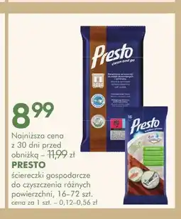 SuperPharm Ściereczki gospodarcze do czyszczenia Presto oferta