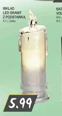 Słoneczko Wkład LED Granit z podstawką oferta