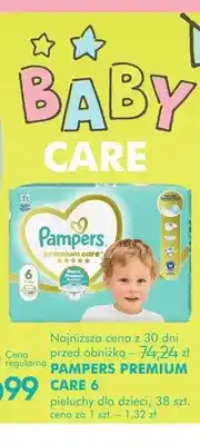 SuperPharm Pieluchy dla dzieci Pampers Premium Care 6 oferta