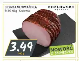 Słoneczko Szynka słowiańska Kozłowski oferta