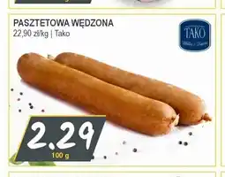 Słoneczko Pasztetowa wędzona Tako oferta