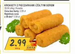 Słoneczko Krokiety z pieczarkami i żółtym serem Rosette oferta