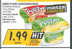 Słoneczko Serek Pyszny homogenizowany truskawkowy Mlekpol oferta