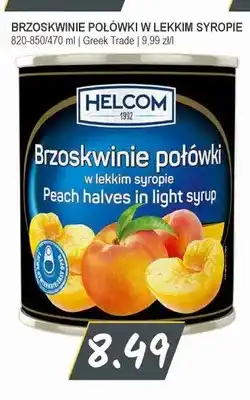 Słoneczko Brzoskwinie połówki w lekkim syropie Helcom oferta