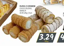 Słoneczko Rurki z kremem choco bueno Duet oferta