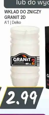 Słoneczko Wkład do zniczy Granit 2D oferta