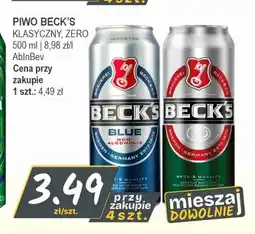 Słoneczko Piwo Beck's klasyczny oferta