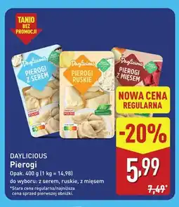 ALDI Pierogi z serem Daylicious oferta