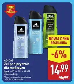 ALDI Żel pod prysznic dla mężczyzn After Sport Adidas oferta