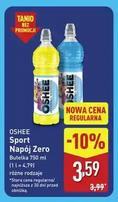ALDI Sport Napój Zero Oshee oferta
