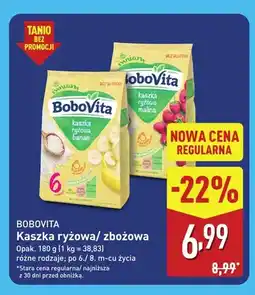 ALDI Kaszka ryżowa banan BoboVita oferta