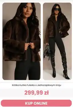 Renee Krótka kurtka futerko o jednorzędowym kroju Renee oferta