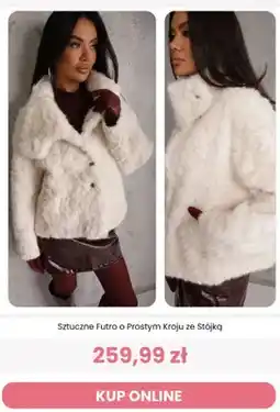 Renee Sztuczne futro o prostym kroju ze stójką Renee oferta