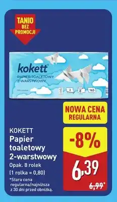 ALDI Papier toaletowy 2-warstwowy Kokett oferta