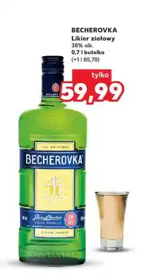 Kaufland Likier ziołowy Becherovka oferta