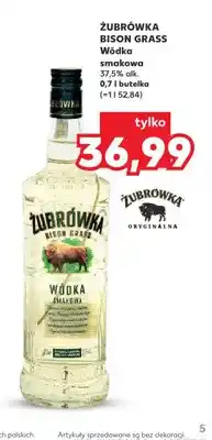 Kaufland Wódka smakowa Żubrówka Bison Grass oferta