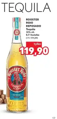 Kaufland Tequila Rooster Rojo Reposado oferta