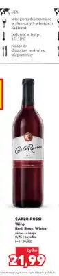 Kaufland Wino czerwone Carlo Rossi Red oferta