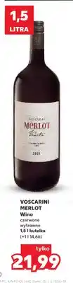 Kaufland Wino czerwone wytrawne Merlot Voscarini oferta
