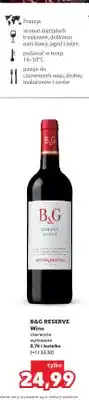 Kaufland Wino czerwone wytrawne B & G Reserve oferta