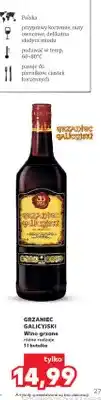 Kaufland Wino grzane Grzaniec Galicyjski oferta