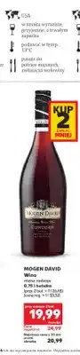 Kaufland Wino Mogen David oferta