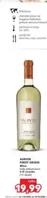 Kaufland Wino białe półwytrawne Pinot Grigio Aurvin oferta