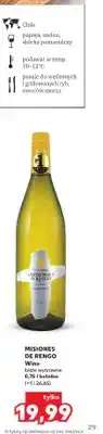 Kaufland Wino białe wytrawne Misiones De Rengo oferta