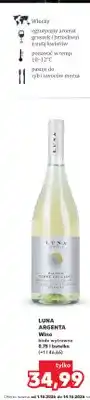 Kaufland Wino białe wytrawne Luna Argenta oferta