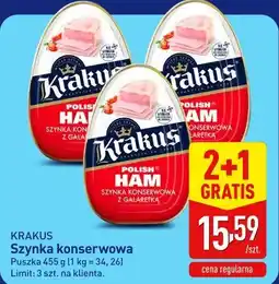 ALDI Krakus Szynka konserwowa oferta