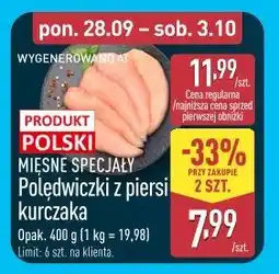 ALDI Mięsne Specjały Polędwiczki z piersi kurczaka oferta