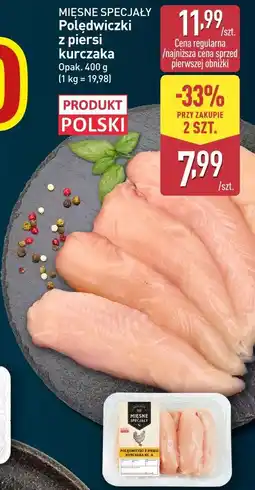 ALDI Polędwiczki z piersi kurczaka Mięsne Specjały oferta