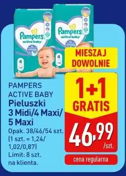 ALDI PAMPERS ACTIVE BABY Pieluszki oferta