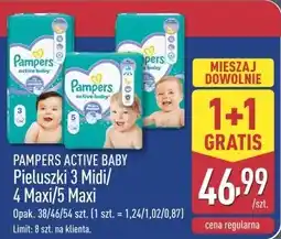ALDI Pampers Active Baby Pieluszki oferta