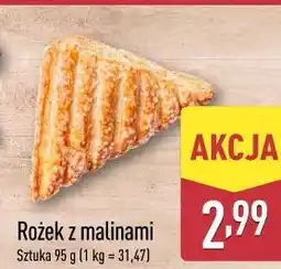 ALDI Rożek z malinami oferta