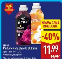 ALDI LENOR Perfumowany płyn do płukania oferta