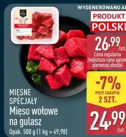 ALDI Mięso wołowe na gulasz Mięsne Specjały oferta
