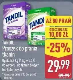 ALDI Tandil Proszek do prania tkanin oferta