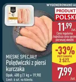 ALDI Polędwiczki z piersi kurczaka Mięsne Specjały oferta