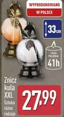 ALDI Znicz kula XXL oferta