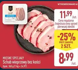 ALDI Mięsne Specjały Schab wieprzowy bez kości oferta