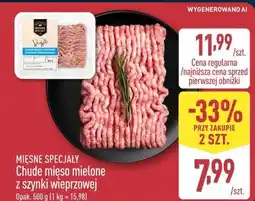 ALDI Chude mięso mielone z szynki wieprzowej Mięsne Specjały oferta