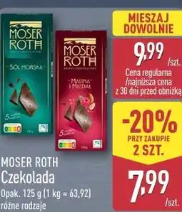 ALDI Moser Roth Czekolada oferta