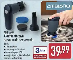 ALDI AMBIANO Akumulatorowa szczotka do czyszczenia oferta
